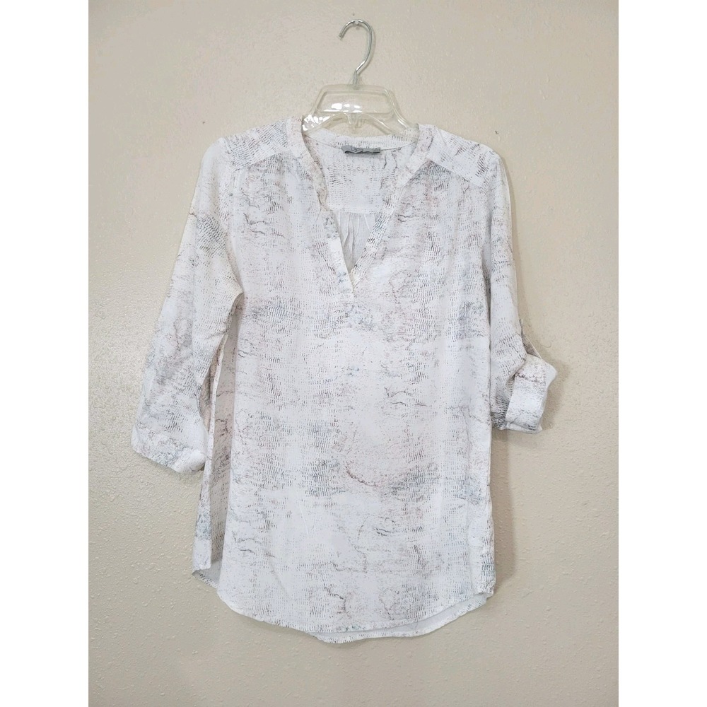 Dalia Women's Top 3/4 Sleeve‎ Pullover Career Casual Blouse Sz M